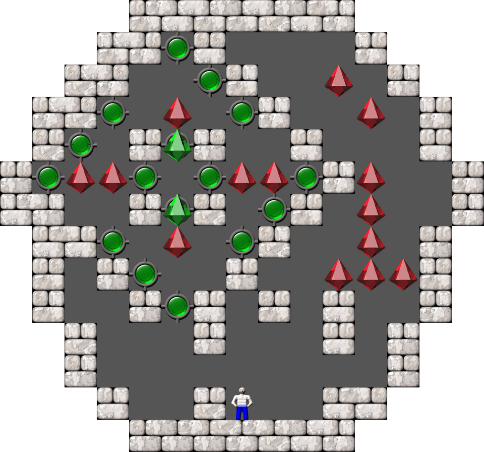 Sokoban ACSmileys 4 level 42